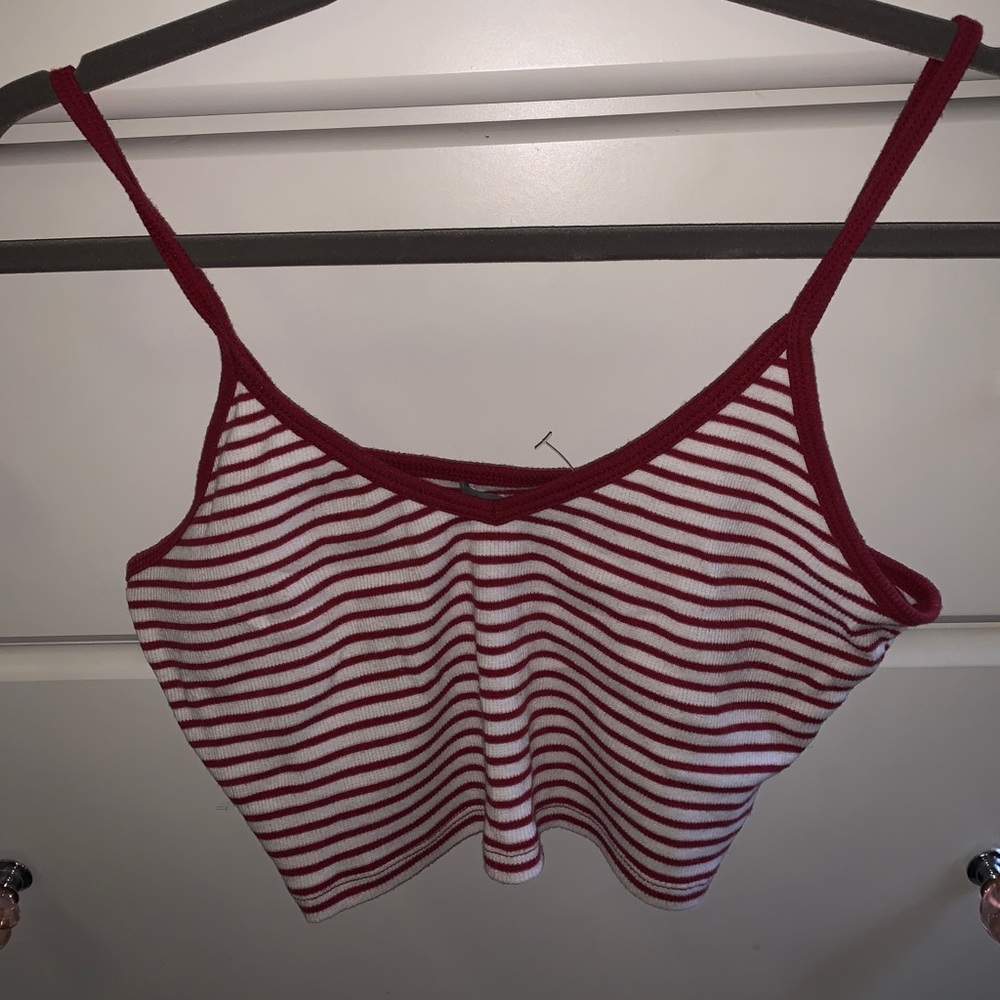 Striped crop top